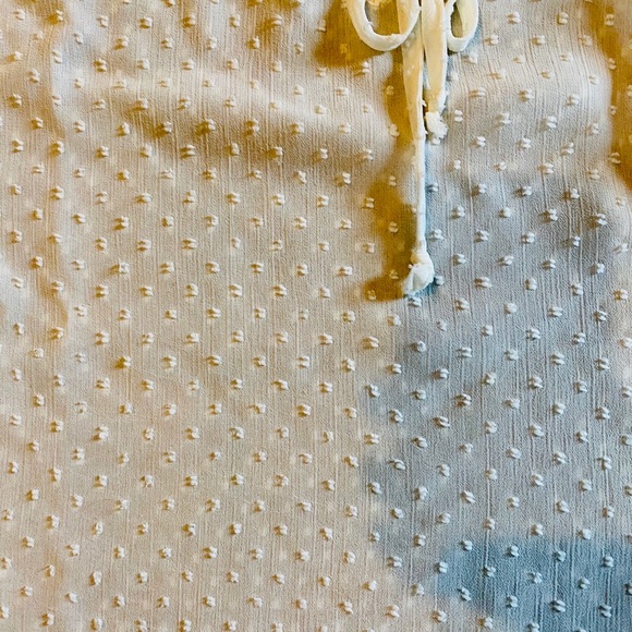 THE LIMITED Ivory Sheer Swiss Dot Blouse - Picture 2 of 5
